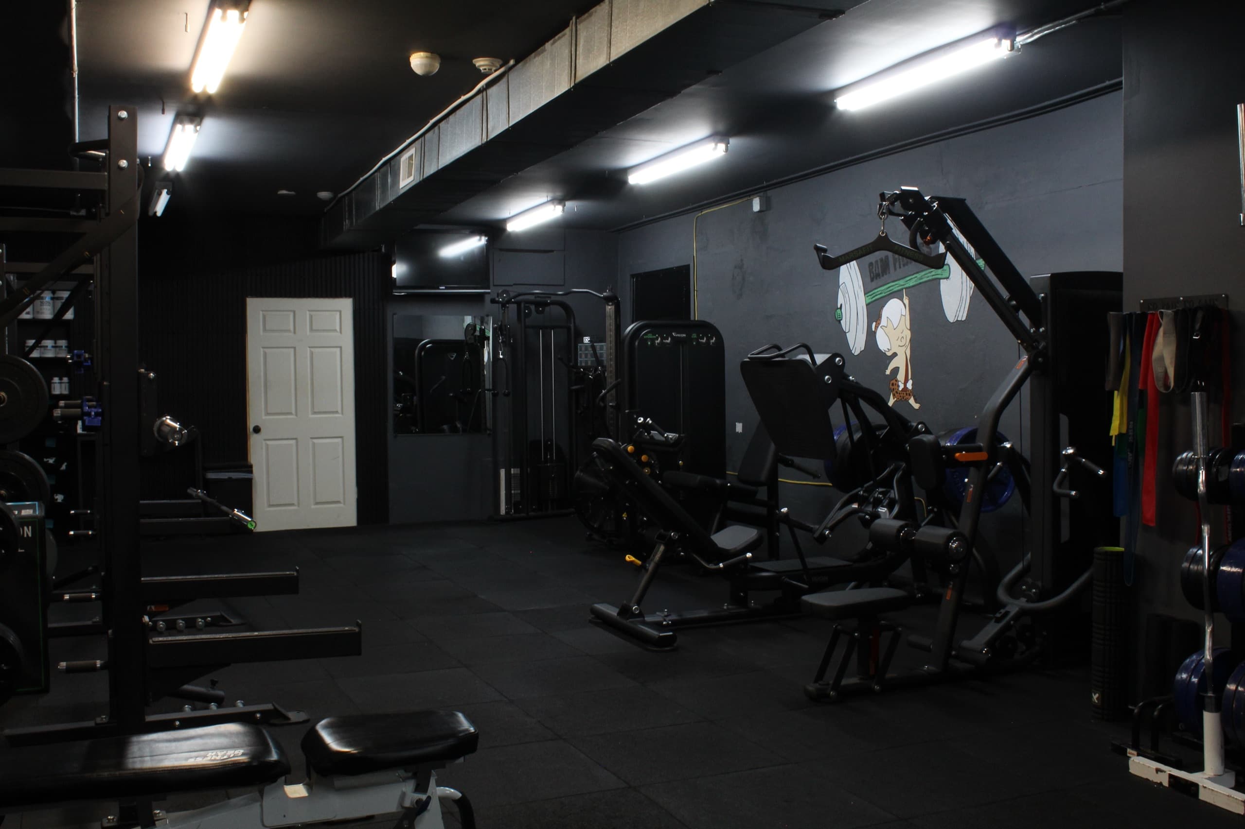 Interior of the BAM Fitness personal training studio in Dumont, NJ